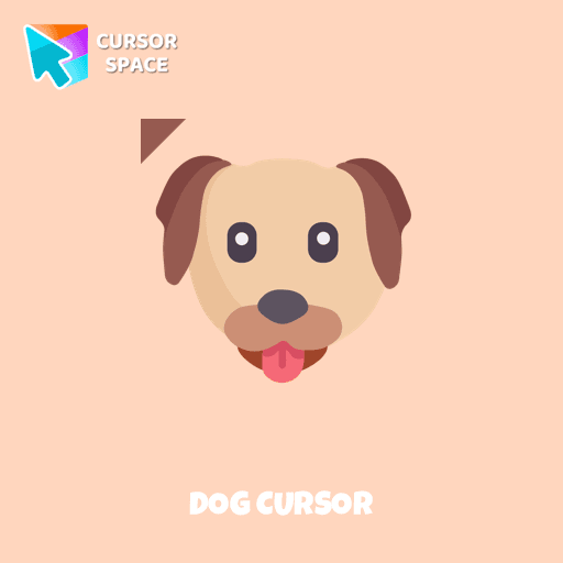 Dog cursor arrow cursor